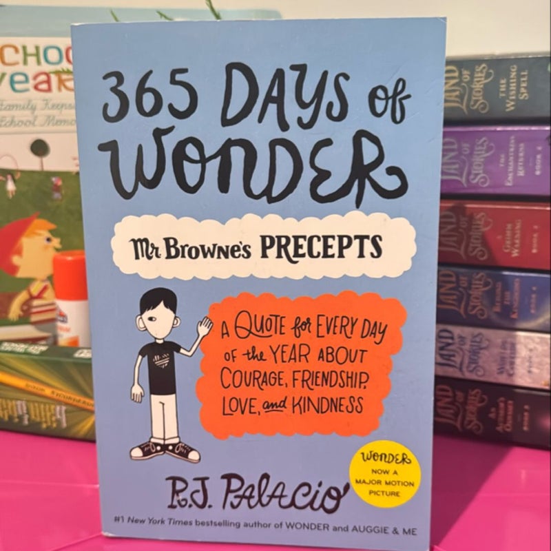 365 Days of Wonder: Mr. Browne's Precepts