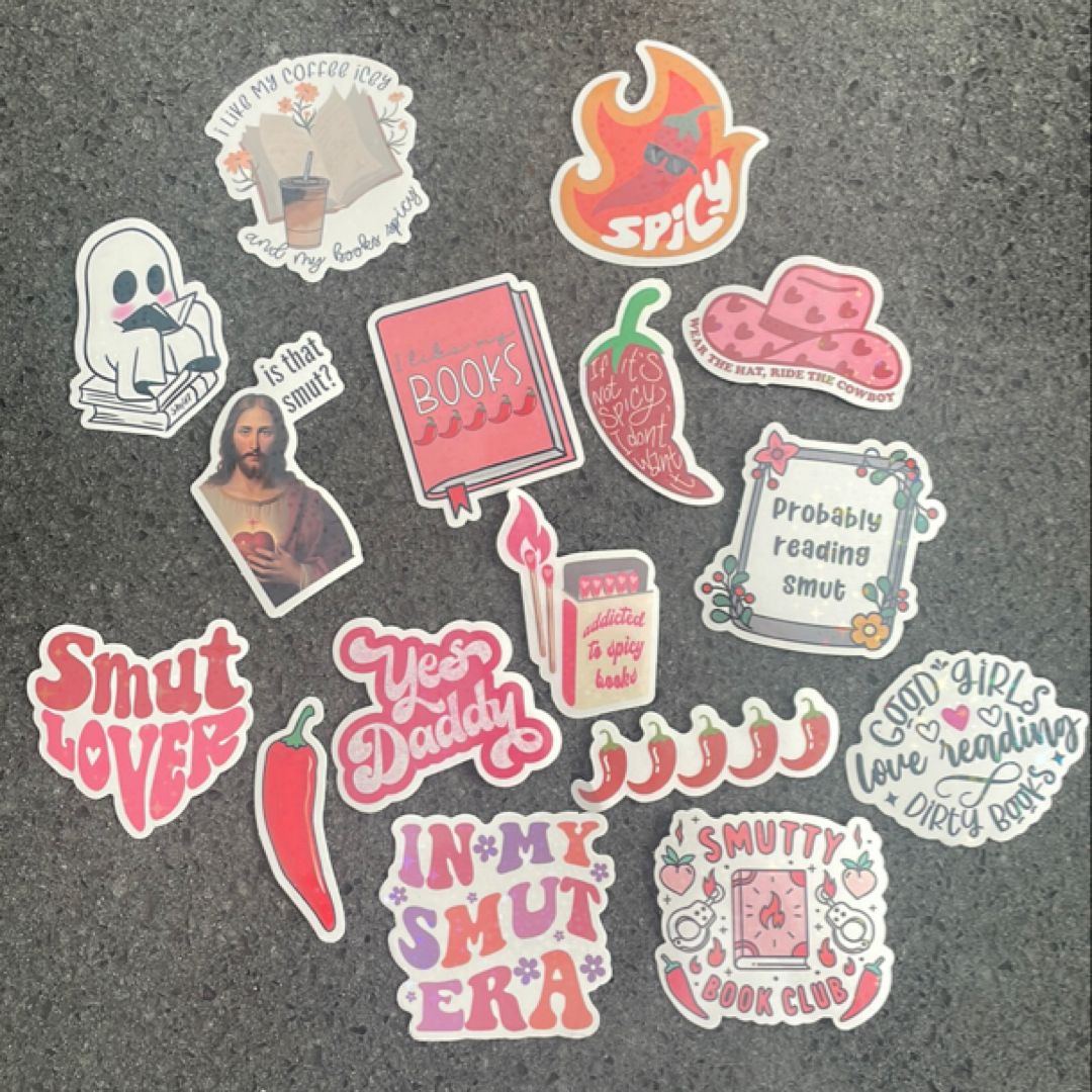 Spicy Bookish Stickers 🌶️