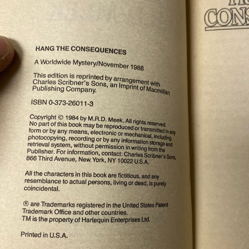 Hang the Consequences