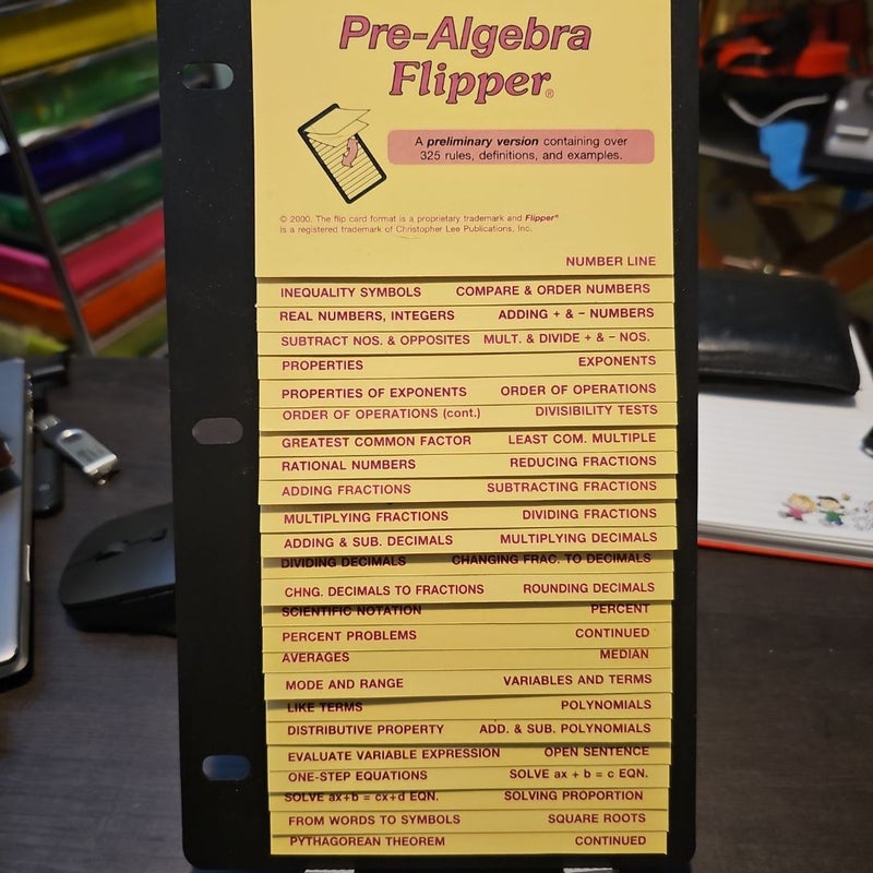 Pre-Algebra Flipper