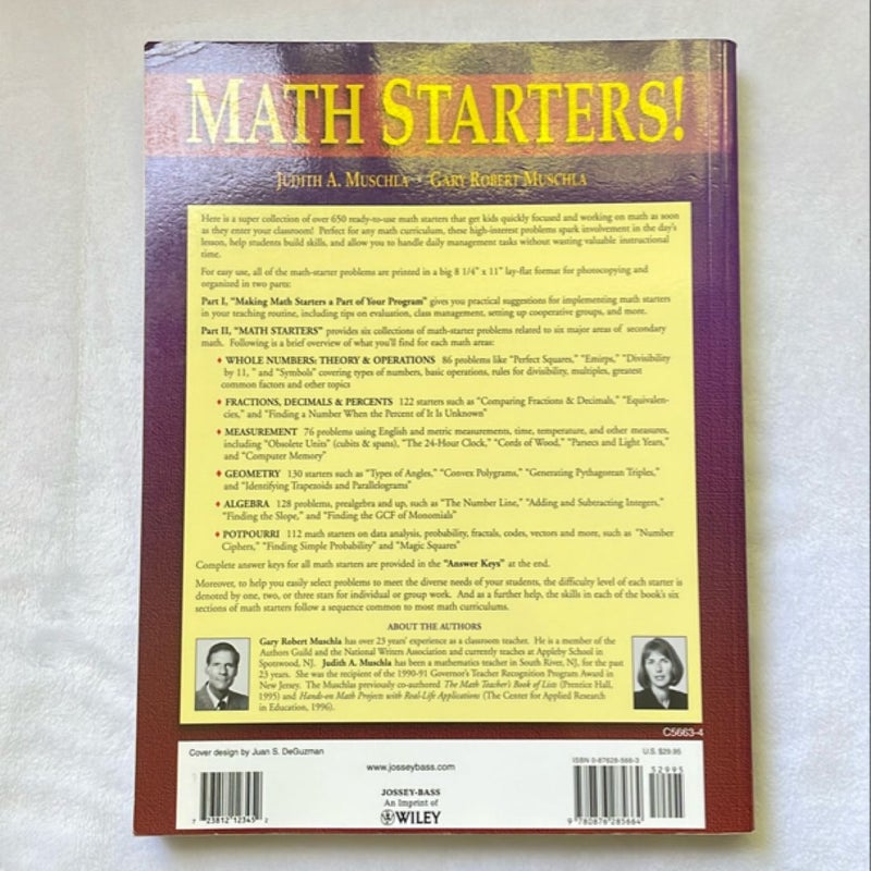 Math Starters!