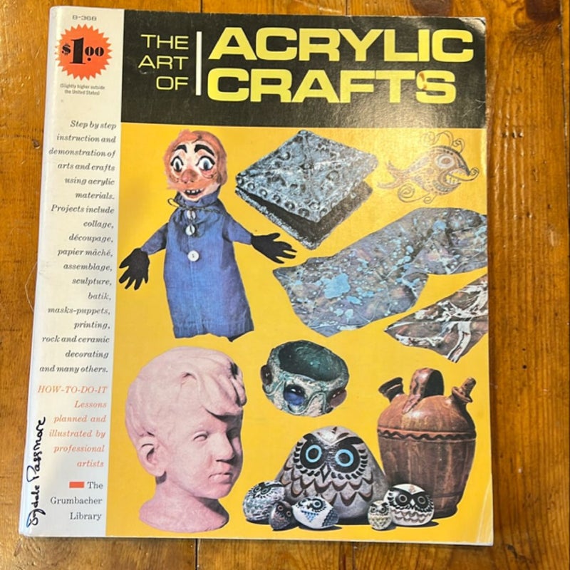  The Art of Acrylic Crafts - 2 Books