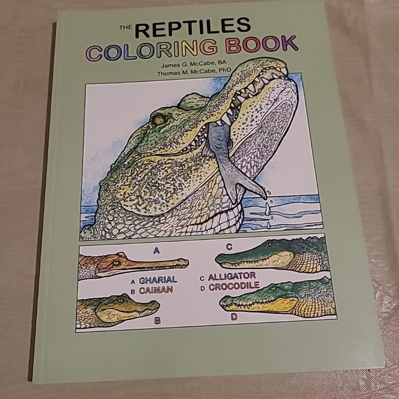 The Reptiles Coloring Book