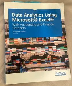 Data Analytics Using Microsoft Excel 