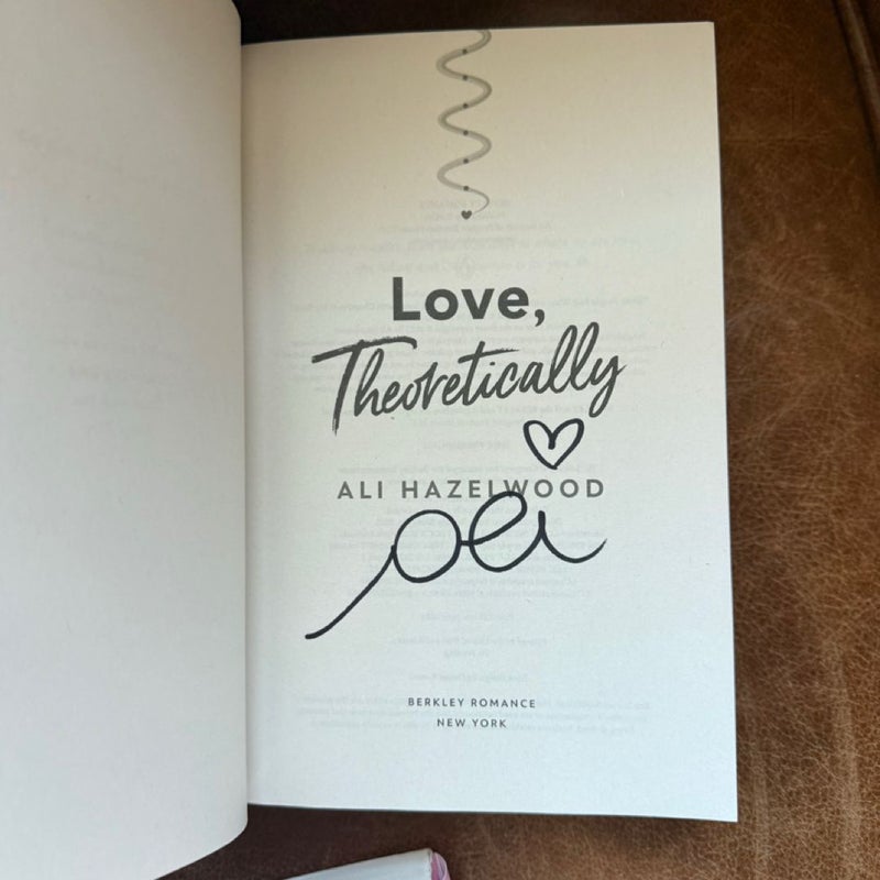 Ali Hazelwood eternal embers special edition Dust Jackets Signed Book Set