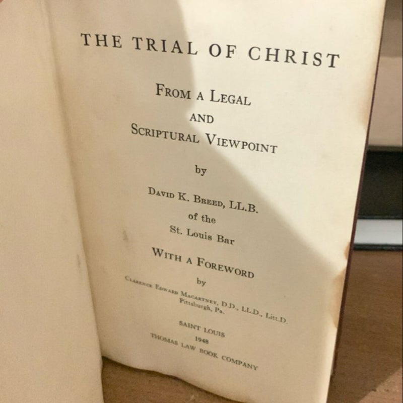 The Trial of Christ