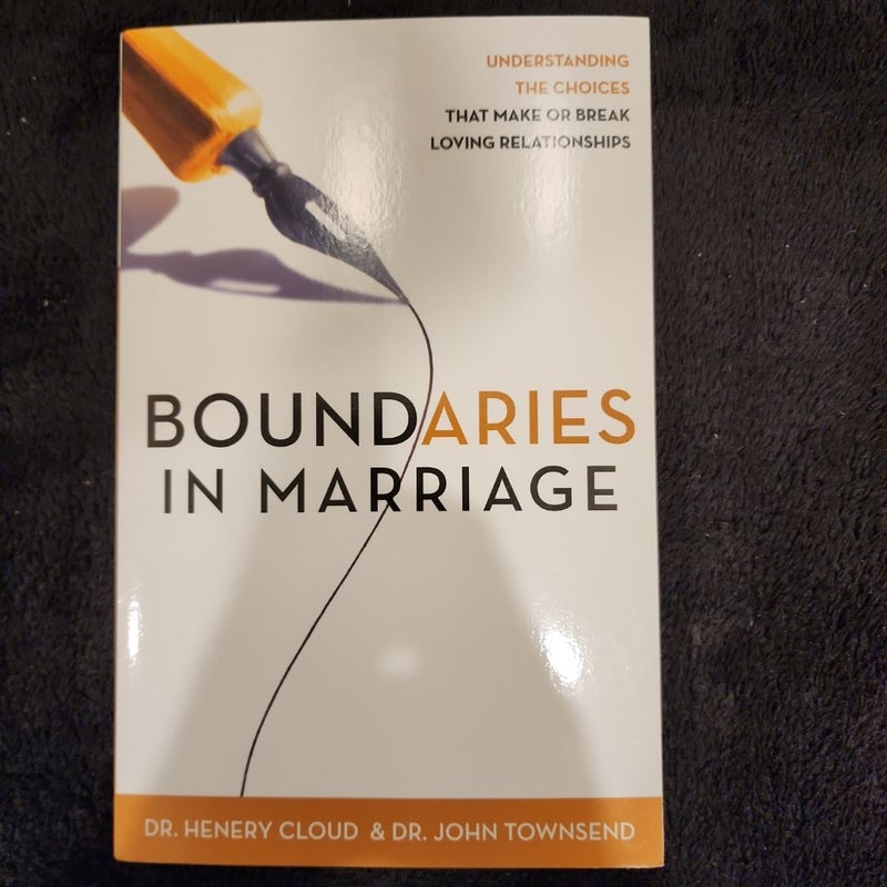 Boundaries in Marriage