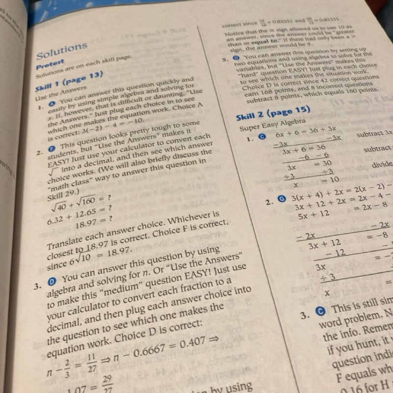 McGraw-Hill's Top 50 Skills for a Top Score: ACT Math