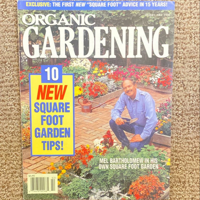 Organic Gardening Magazine  - February 1996