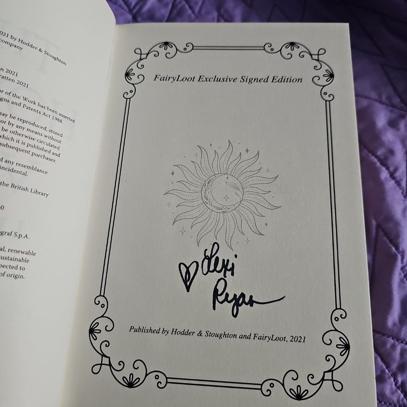 Fairyloot These Hollow Vows signed