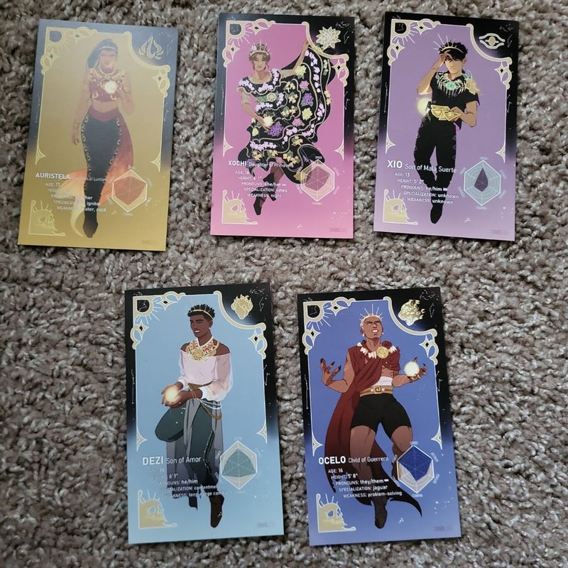 The Sunbearer Trials Signed w/ Character Cards