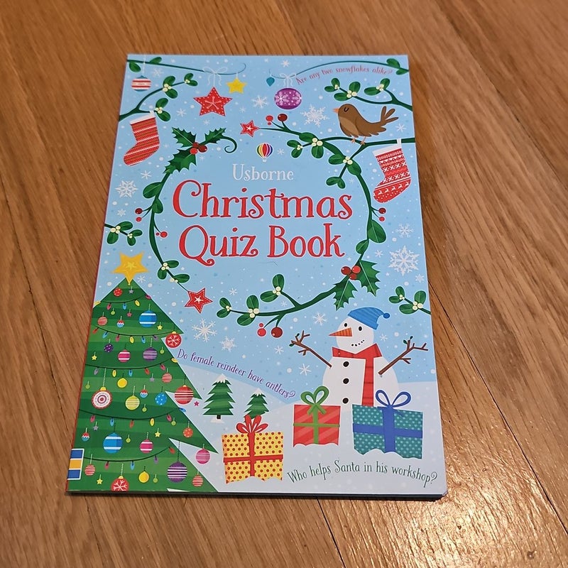 Christmas quiz book