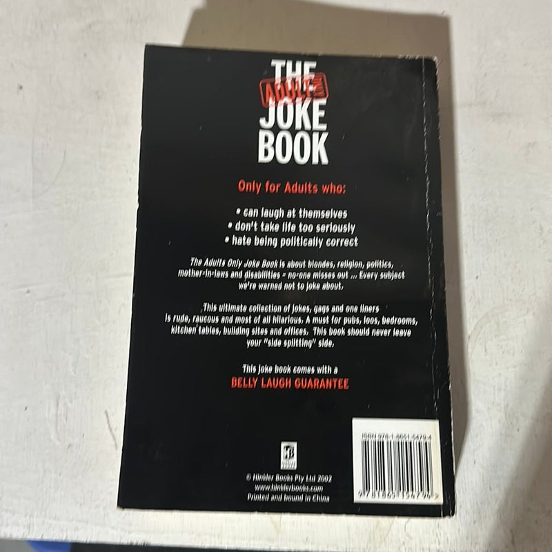 The Adults Only Joke Book