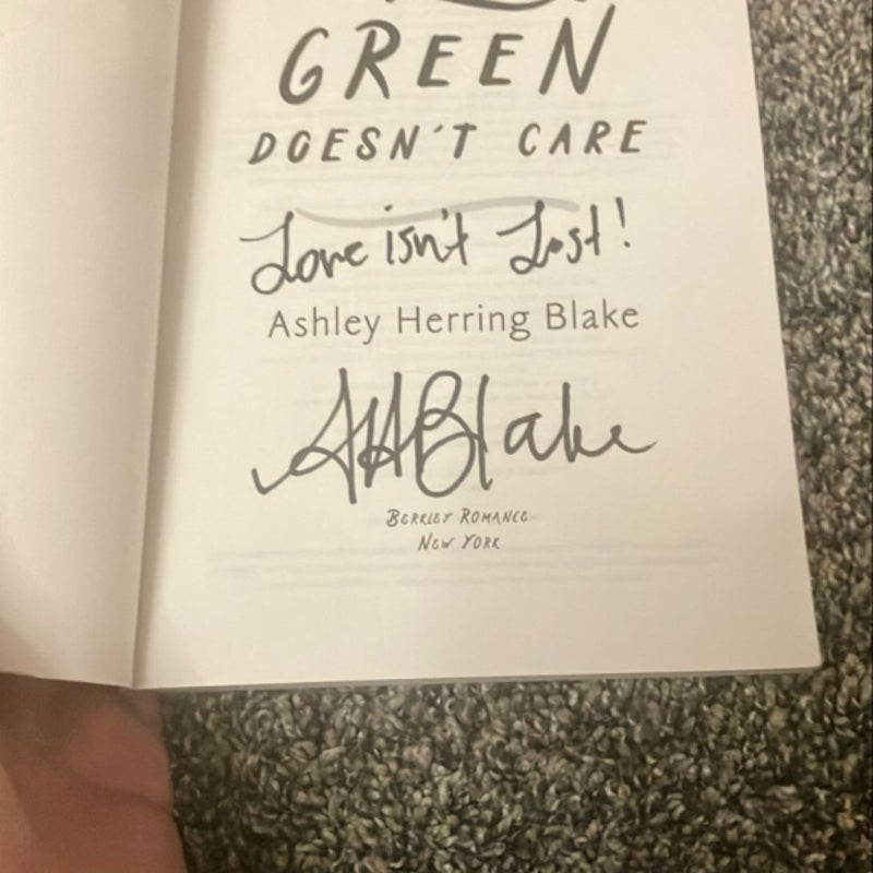 Delilah Green Doesn't Care (signed)