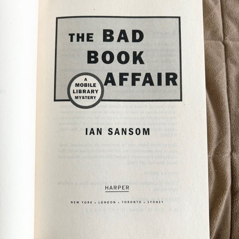 The Bad Book Affair