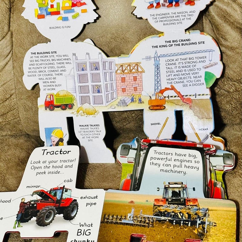 DK Tractor & Builder Board Book Bundle