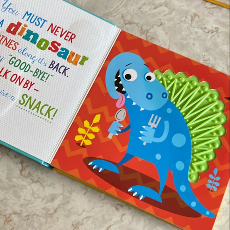 Never Touch a Dinosaur, Monster and Snake bundle of 3 books