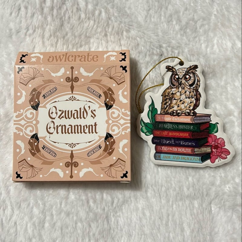 Bookish ornament