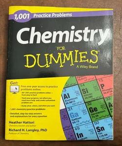 Chemistry: 1,001 Practice Problems for Dummies (+ Free Online Practice)