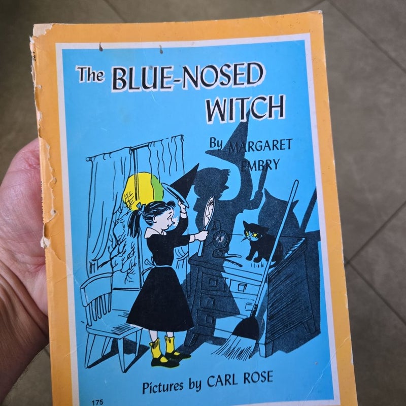 The Blue Nosed Witch paperback 1956 first printing cover has tear see photos 