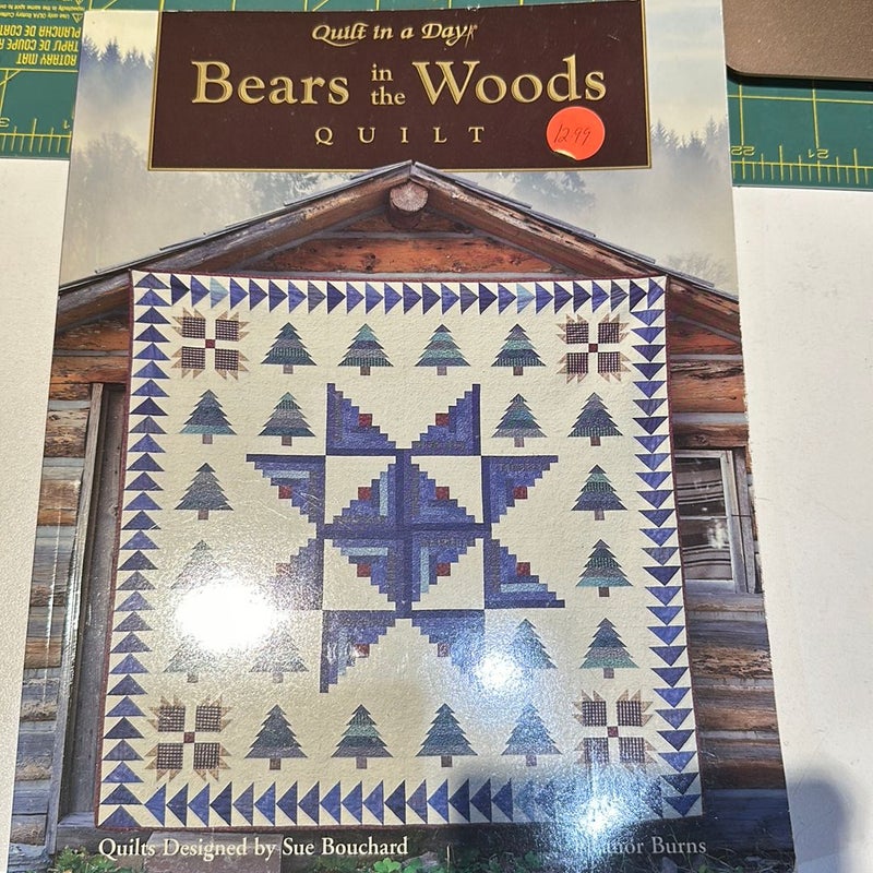 Quilt in a day bears in the woods quilt