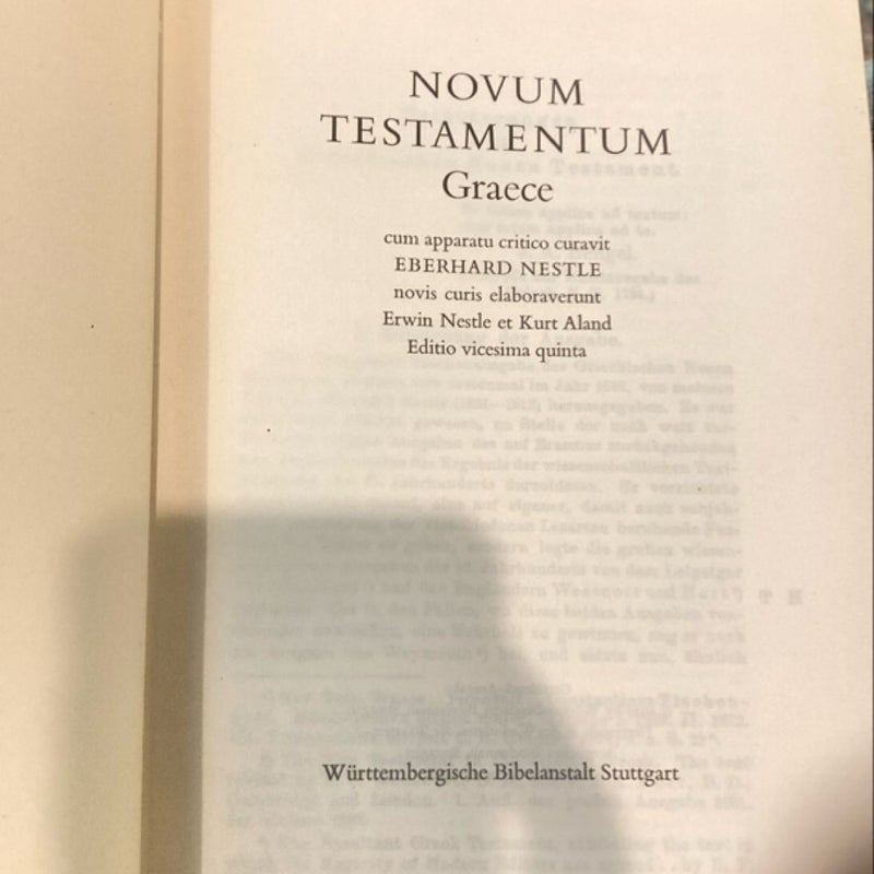 Novum Testamentum Graece