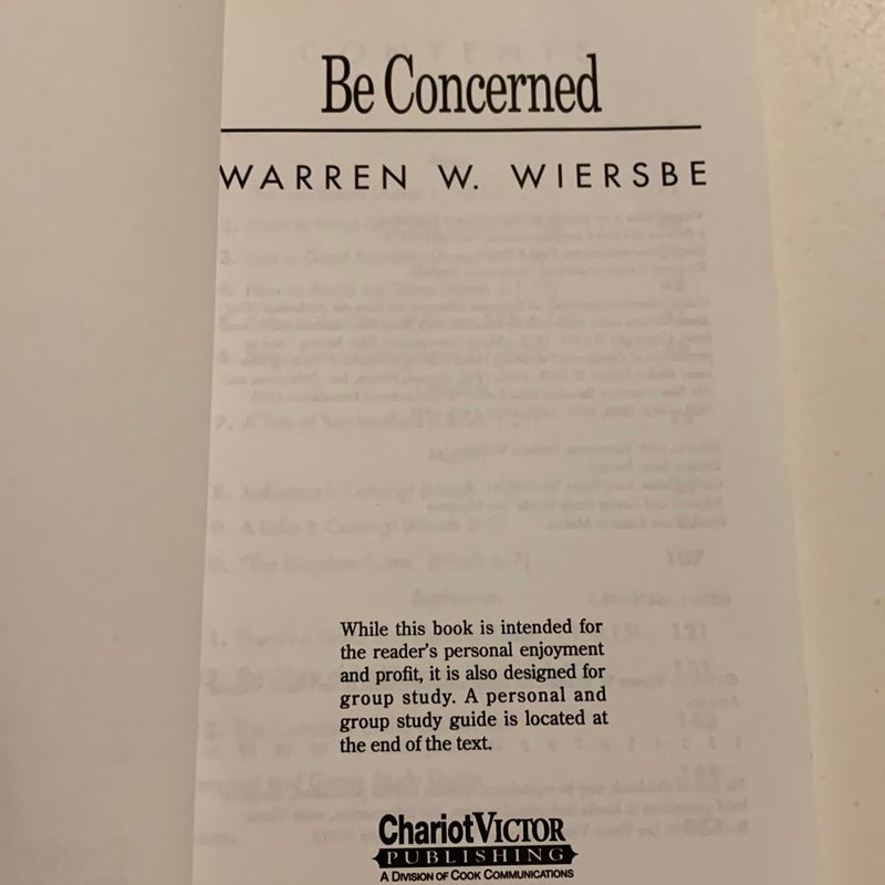 Be Concerned (Minor Prophets)