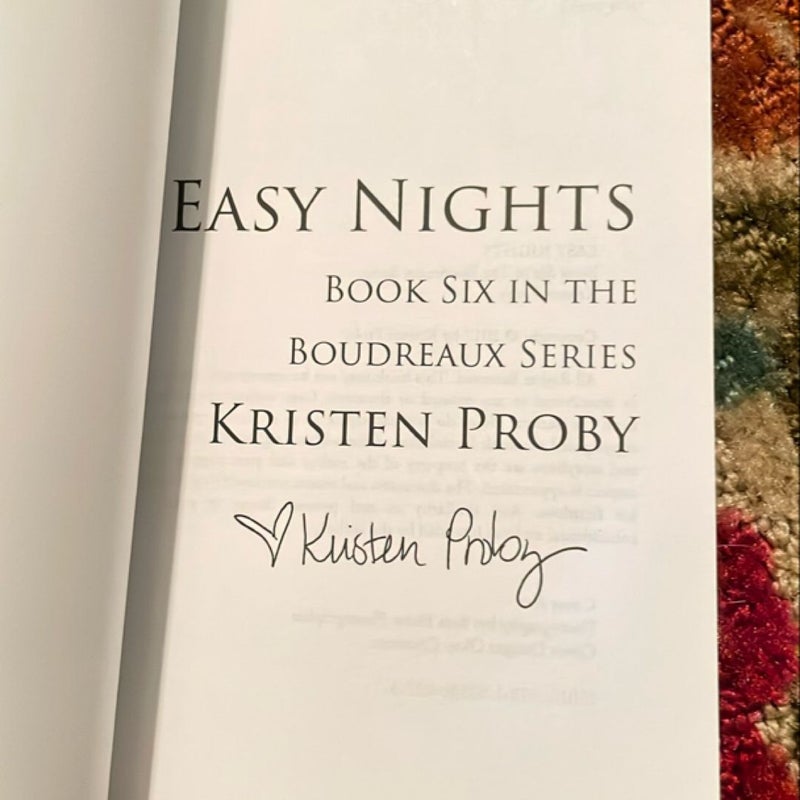 Easy Nights - SIGNED BY AUTHOR