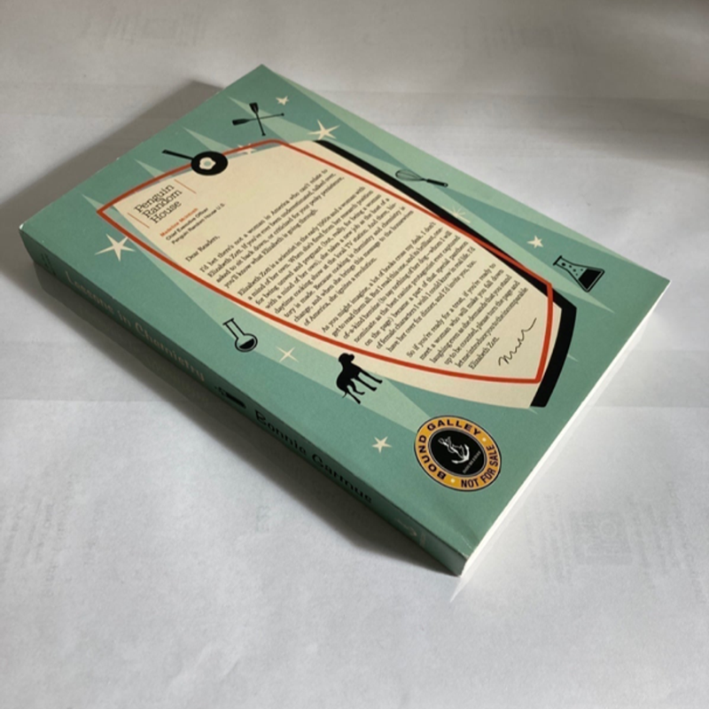 Lessons in Chemistry Advance Readers Copy ARC / Galley