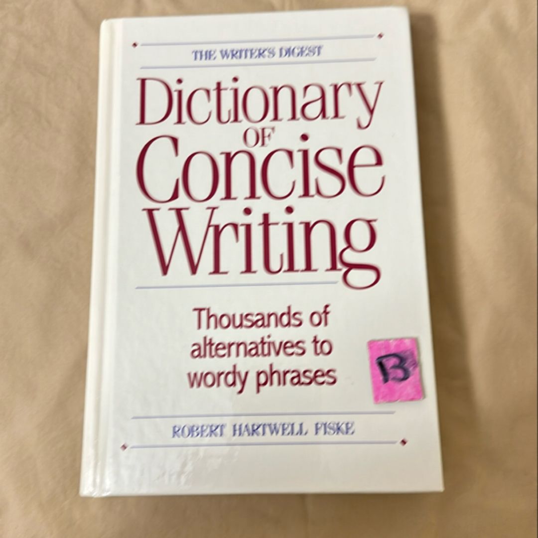 Writer's Digest Dictionary of Concise Writing