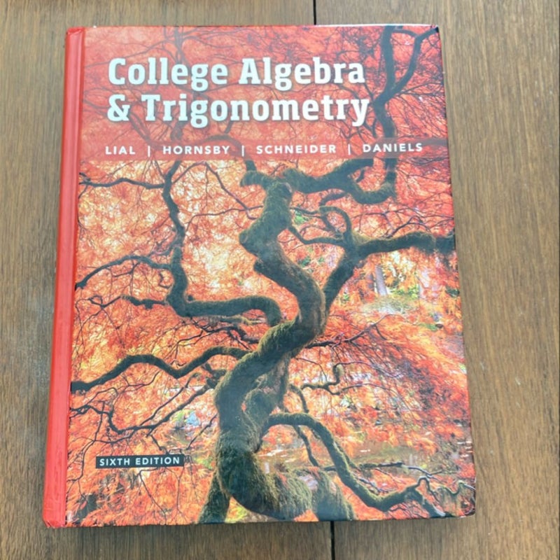 College Algebra and Trigonometry