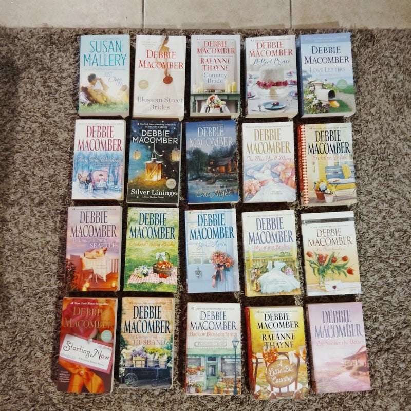 20 Debbie Macomber romance novels