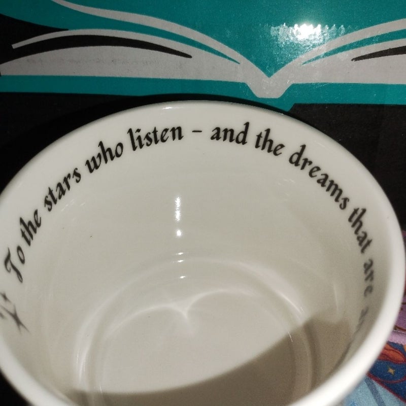 Owlcrate ACOTAR Sarah J Mass Mug and Prison Healer Bonus Item