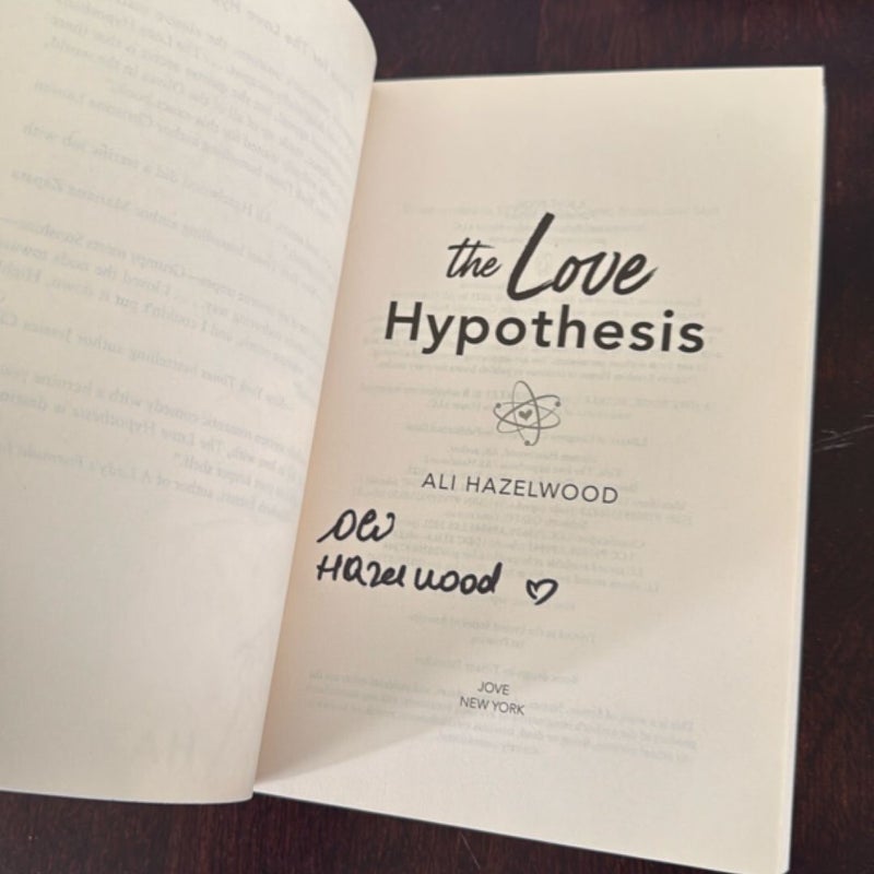 The Love Hypothesis