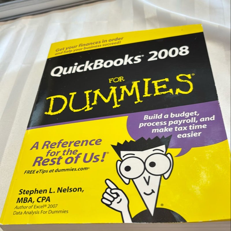 QuickBooks 2008 for Dummies