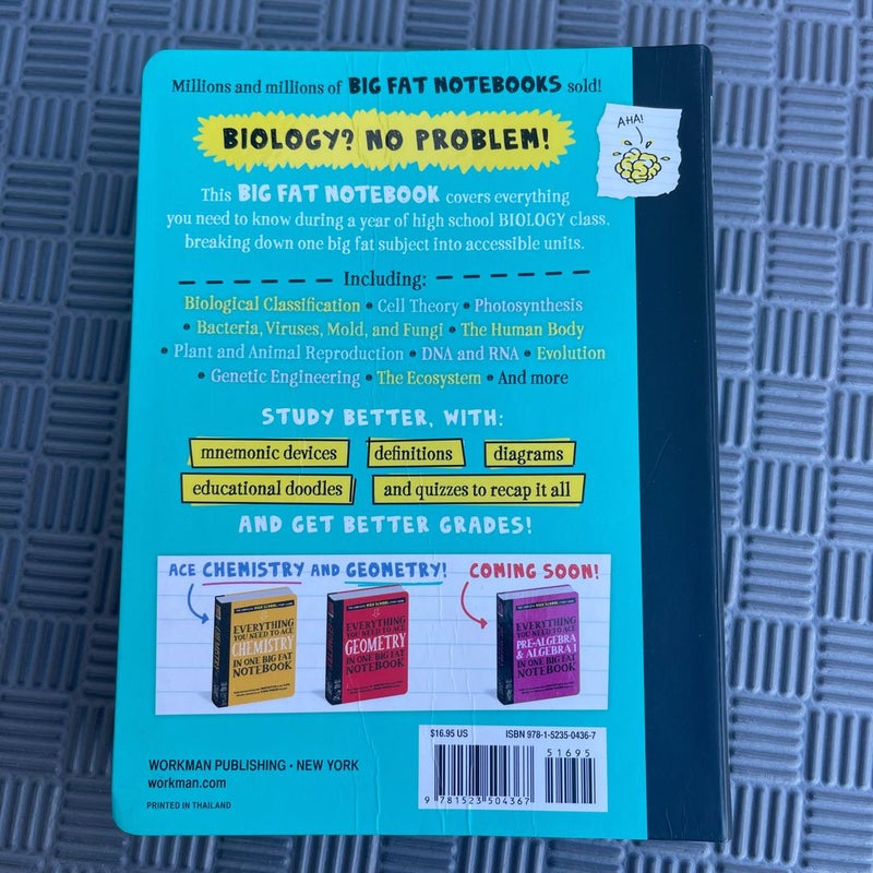 Everything You Need to Ace Biology in One Big Fat Notebook