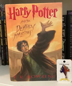 FREE Harry Potter pin with Harry Potter and the Deathly Hallows