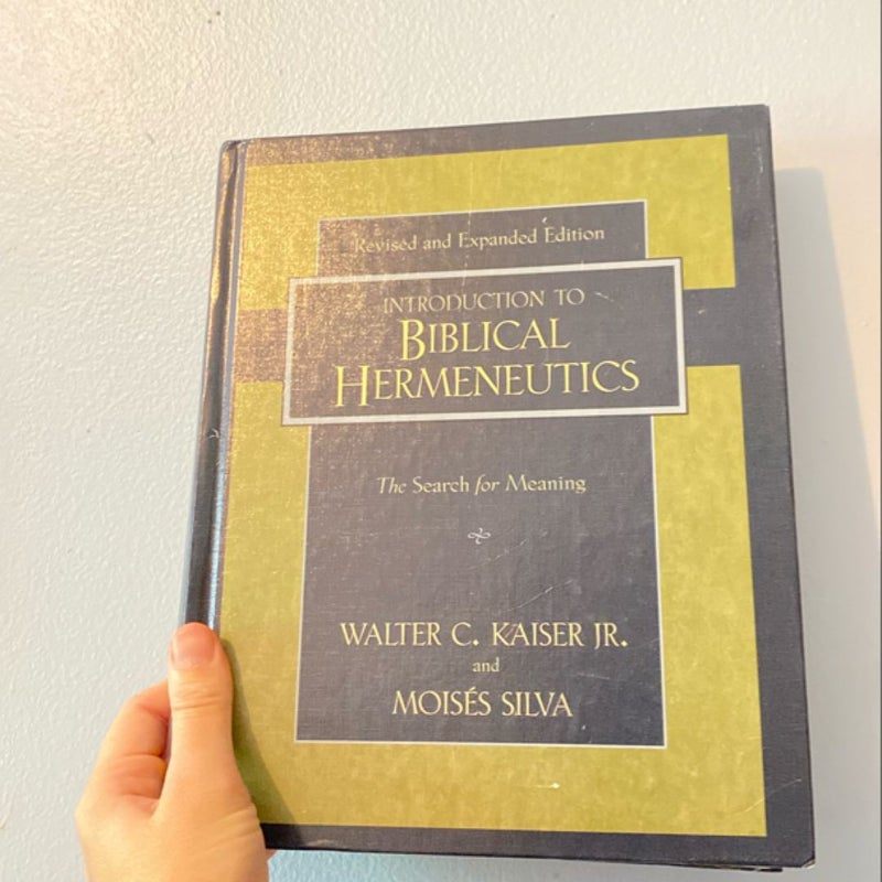 Introduction to Biblical Hermeneutics 