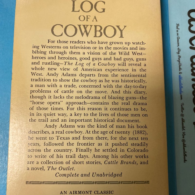The Log of a Cowboy 