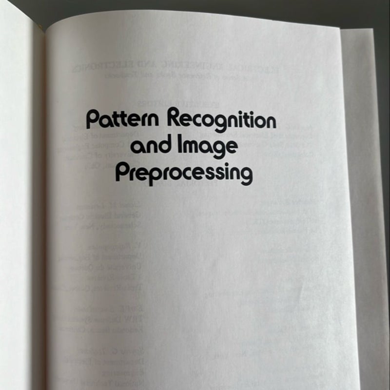 Pattern Recognition and Image Processing