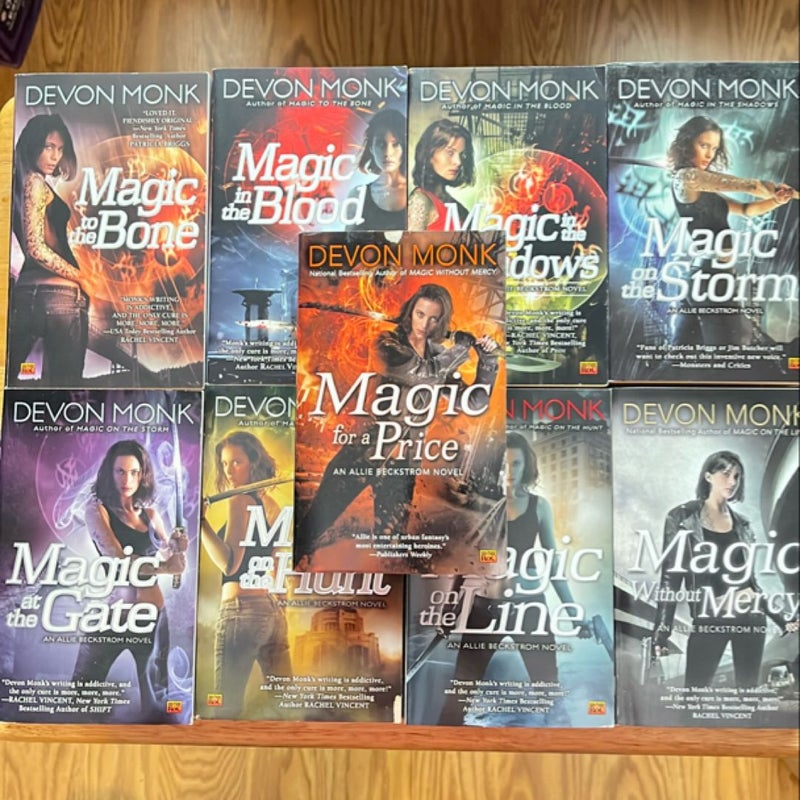 Magic to the Bone - Books 1-9