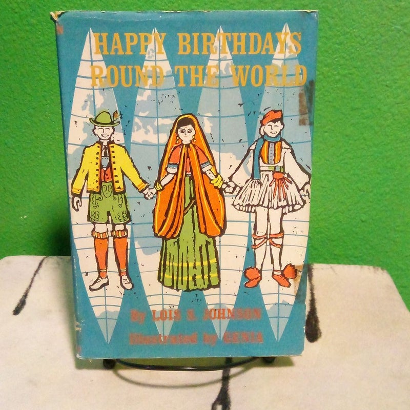Vintage 1967 - Happy Birthdays Round The World