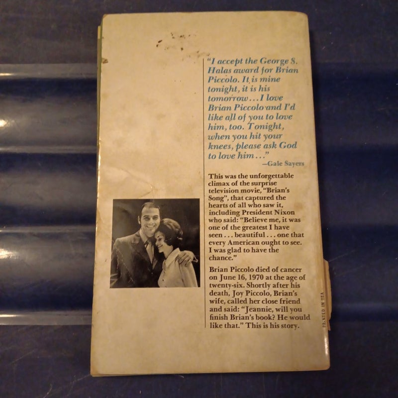 Morris, Jeannie Brian Piccolo A Short Season