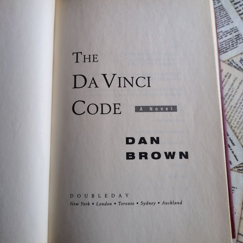 The Da Vinci Code (Book Club FIRST EDITION)