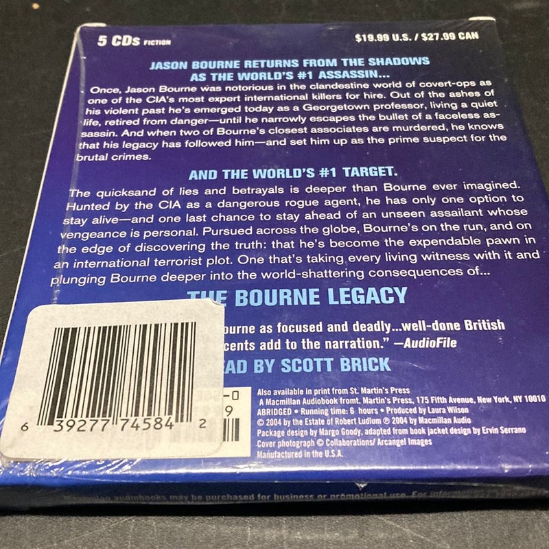 Audiobook on CD,  Robert Ludlum’s The Bourne Legacy