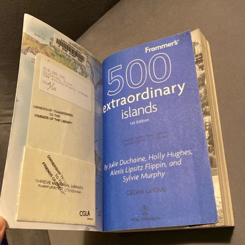 Frommer's 500 Extraordinary Islands