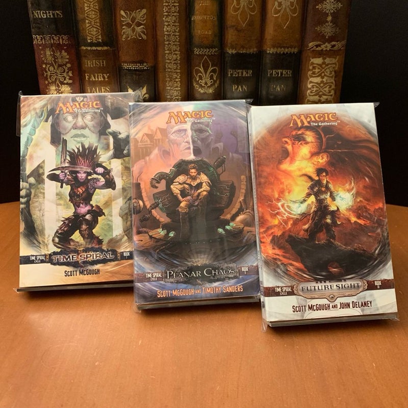 Magic The Gathering: Complete Time Spiral Cycle Trilogy Set: Time Spiral, Planar Chaos, Future Sight, All First Edition First Printing