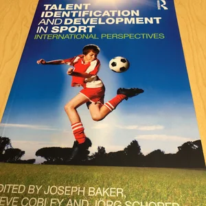 Talent Identification and Development in Sport