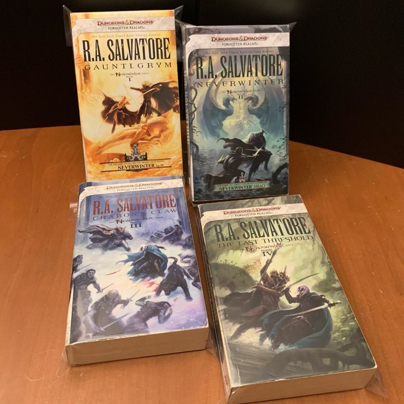 Forgotten Realms: Complete Neverwinter Series, Legend of Drizzt: Gauntlgrym, Neverwinter, Charon’s Claw, The Last Threshold