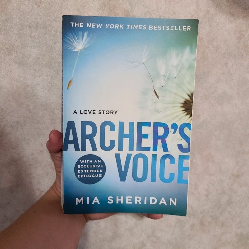 Archer's Voice by Mia Sheridan, a love story romance novel book